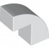 BRICK 1X2X1 2/3, BOW W/ CUTOUT, NO. 1: {бял}