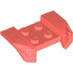 Vehicle, Mudguard 2 x 4 with Headlights Overhang: {пъстро коралов}