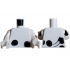 Torso with Black Dalmatian Spots and Tail Pattern / White Arms with Black Dalmatian Spots / White Hands: {бял}
