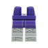 Hips and Light Bluish Gray Legs with Dark Purple Dress End and Dark Bluish Gray Wrappings Pattern: {светло виолетов}
