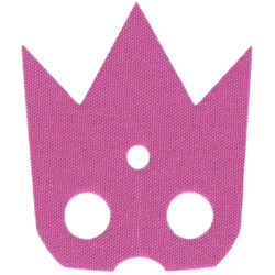 Minifigure Cape Cloth, Pointed Collar with 3 Points - Traditional Starched Fabric: {ярко пурпурен}