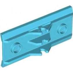 Vehicle, Spoiler / Plow Blade 6 x 3 with Hinge: {умерено небесносин}