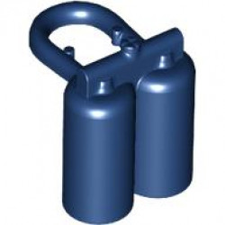 MINI OXYGEN BOTTLES / Minifigure Air Tanks: {земно син}