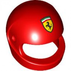 MINI CRASH HELMET, NO. 29: {ярко червен}