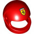 MINI CRASH HELMET, NO. 29: {ярко червен}