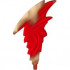 Flame Trail Spiked with Axle End with Marbled Trans-Red Pattern: {прозрачно ярко оранжев}