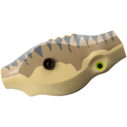 Dinosaur Body Tyrannosaurus rex with Dark Tan Top with Dark Bluish Gray Stripes Pattern: {тухлено жълт} Dinosaur Body Tyrannosaurus rex with Dark Tan Top with Dark Bluish Gray Stripes Pattern: {тухлено жълт}