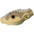 Dinosaur Body Tyrannosaurus rex with Dark Tan Top with Dark Bluish Gray Stripes Pattern: {тухлено жълт}