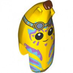 MINI CREATURE HEAD, NO. 281: {ярко жълт}