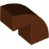 BRICK 1X2X1 2/3, BOW W/ CUTOUT, NO. 1: {червеникаво-кафяв}