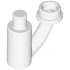 Plant Stem / Stalk with Bar, Bar Holder, and Hollow Stud: {бял}