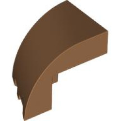 R., BRICK 2X3X1 2/3, HALF BOW W/ CUTOUT: {умерен нуга}