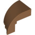 R., BRICK 2X3X1 2/3, HALF BOW W/ CUTOUT: {умерен нуга}