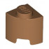 BRICK 1X1, 1/4 CIRCLE: {умерен нуга}