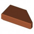 TILE 1X2, DEG. 45, CUT, LEFT: {тъмно оранжев}