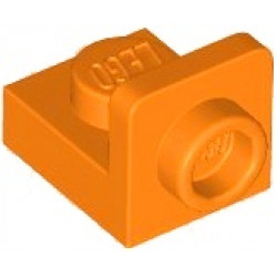 PLATE 1X1, W/ 1.5 PLATE 1X1, UPWARDS: {ярко оранжев}