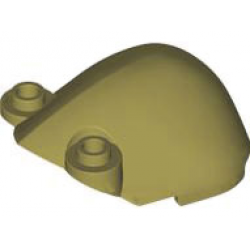 Large Figure Armor, Shoulder with 2 Hollow Studs: {маслинено зелен}