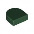 FLAT TILE 1X1, 1/2 CIRCLE: {земно зелен}