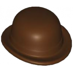 MINI BOWLER HAT: {тъмно кафяв}