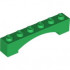 BRICK 1X6 W/INSIDE BOW: {тъмно зелен}