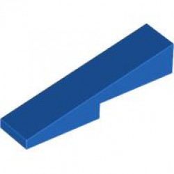 ROOF TILE 1X4X1, NO. 2: {ярко син}