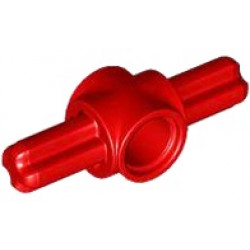 BEAM, 1 MODULE W/ 2 CROSS AXLE, 180 DEG.: {ярко червен}