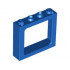 Window 1 x 4 x 3 Train - 2 Hollow Studs and 2 Solid Studs: {ярко син}
