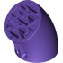 Brick, Round 3 x 3 D. 45 degrees Elbow with Axle Holes: {светло виолетов}