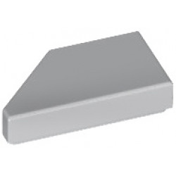 TILE 1X2, DEG. 45, CUT, RIGHT: {умерено каменно сив}