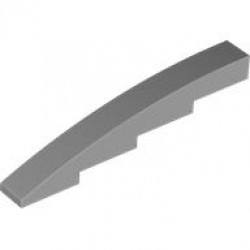 BRICK 1X8X5/3, BOW: {умерено каменно сив}