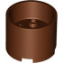 DESIGN ELEMENT 3X3X2,W/ CROSS HOLE,NO. 1: {червеникаво-кафяв}