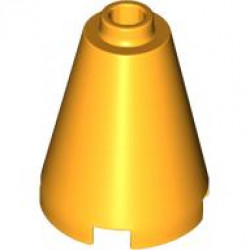 NOSE CONE 2X2X2: {огнено жълто-оранжев}