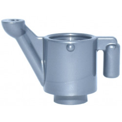 Minifigure, Utensil Watering Can: {сребърно метален}
