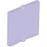 Glass for Window 1 x 2 x 2 Flat Front: {прозрачно ярко синьо-виолетов}