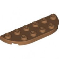 1/2 CIRCLE PLATE 2X6: {умерен нуга}