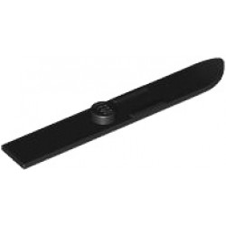Minifigure, Utensil Ski 6L (48mm Long): {черен}