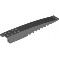 Wedge 16 x 4 Triple Curved without Reinforcements: {тъмно каменно сив}