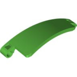 RIGHT CURVED PANEL 3X9X2, NO. 1: {ярко зелен}