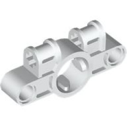 GEAR BLOCK 5 MODULE, W/ 4.85 HOLE: {бял}