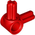Technic, Axle and Pin Connector Hub with 2 Perpendicular Axles: {ярко червен}