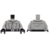 Torso SW Imperial Crew Uniform Jumpsuit with Straight Black Belt with Silver Buckle and Dot Pattern / Light Bluish Gray Arms with SW Imperial Logo Pattern / Black Hands: {умерено каменно сив}