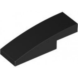 BRICK 1X3X2/3, BOW: {черен}