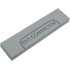 Tile 1 x 4 with Dark Bluish Gray 'EXT. CONNECTOR' and Outline Pattern: {умерено каменно сив}