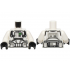Torso SW Armor Clone Pilot with Belt with Boxes, Life Support System with Dark Bluish Gray Tubes and Bright Green Display Pattern / White Arms / Black Hands: {бял}