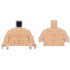 Torso Bare Chest, Medium Nougat Muscles Pattern / Medium Tan Arm / Medium Tan Hands: {умерен тан}
