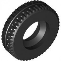TYRE NORMAL, NARROW, DIA. 21X6: {черен}