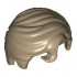 Minifigure, Hair Swept Right with Front Curl: {пясъчно жълт}