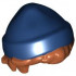 WIG, W/ HAT, NO. 6: {тъмно оранжев}