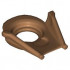 Minifigure Neck Collar SW Darth Vader Helmet Lower Jaw: {умерен нуга}