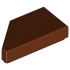 TILE 1X2, DEG. 45, CUT, RIGHT: {червеникаво-кафяв}